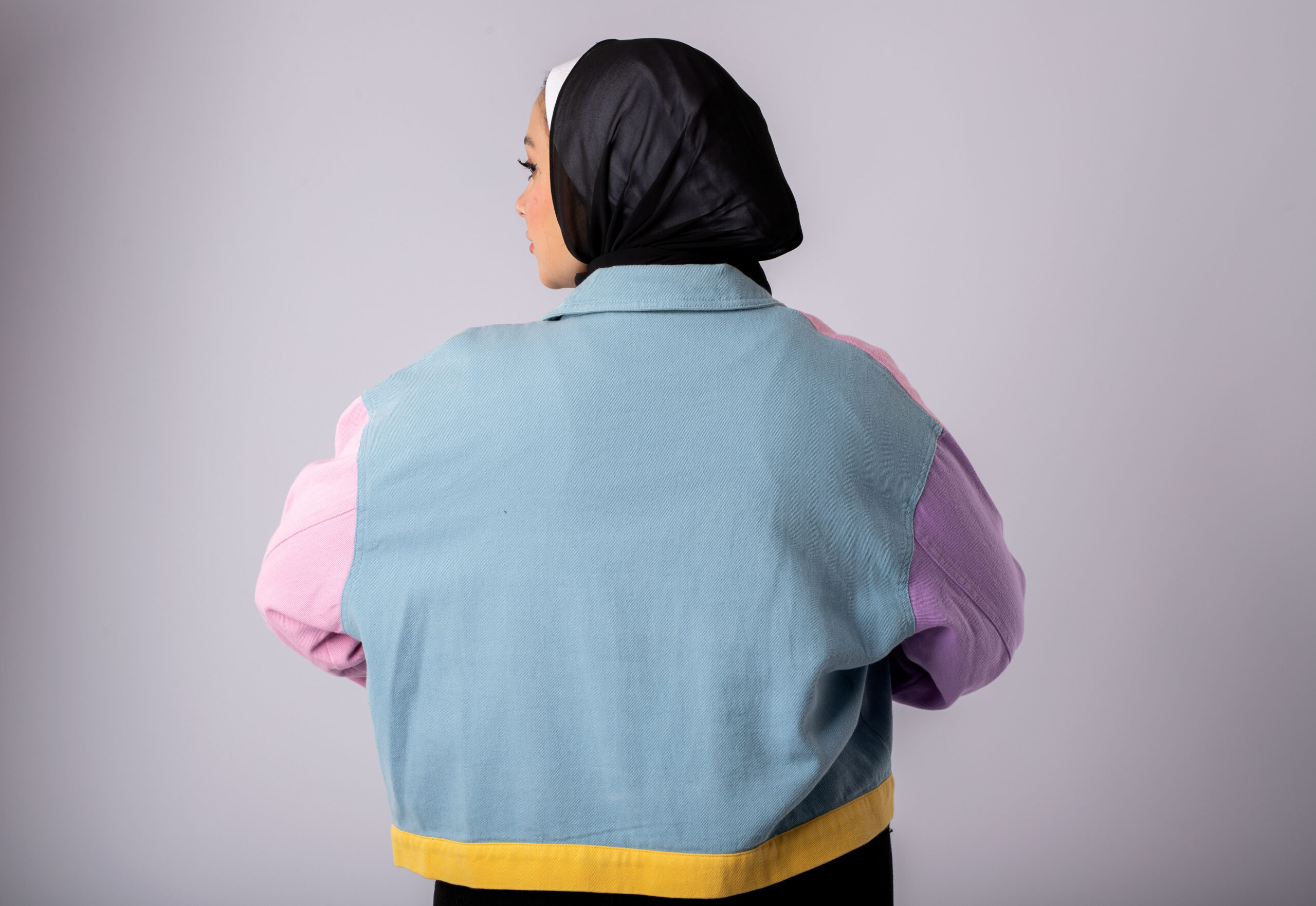 Recycled Denim jackets - upcycled clothes -Eco Friendly - green fashion - patchwork jackets - quilted clothes- Circle Economy - Sustainable fashion- Zero Waste (7)
