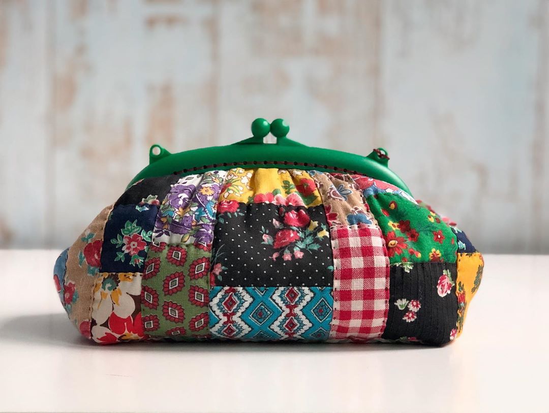 green fashion - patchwork bag - quilted bag - Sustainable fashion